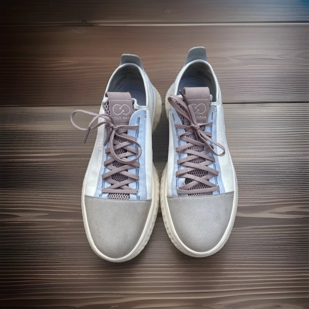 Cole Haan Women's Generation Zerogrand II Sneakers, Camel/Rose/Blue Size 11